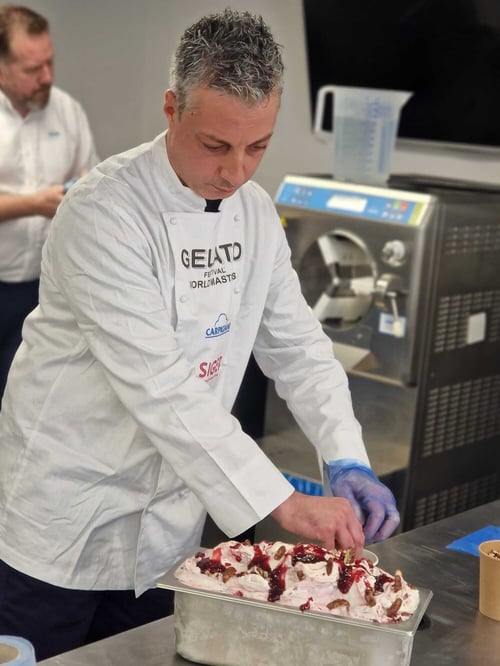 Daniele Panunzio of Panunzio’s Kitchen Gelati Italiani Hereford