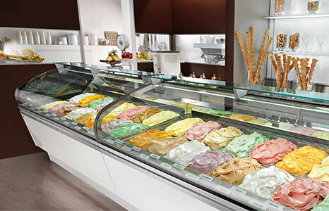 LUNETTE Gelato Display